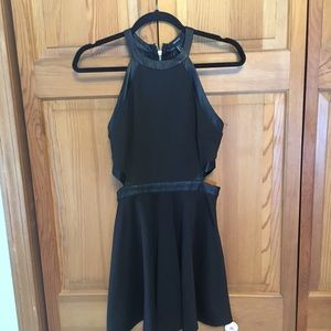 Black, Flowy Cut-Out Dress